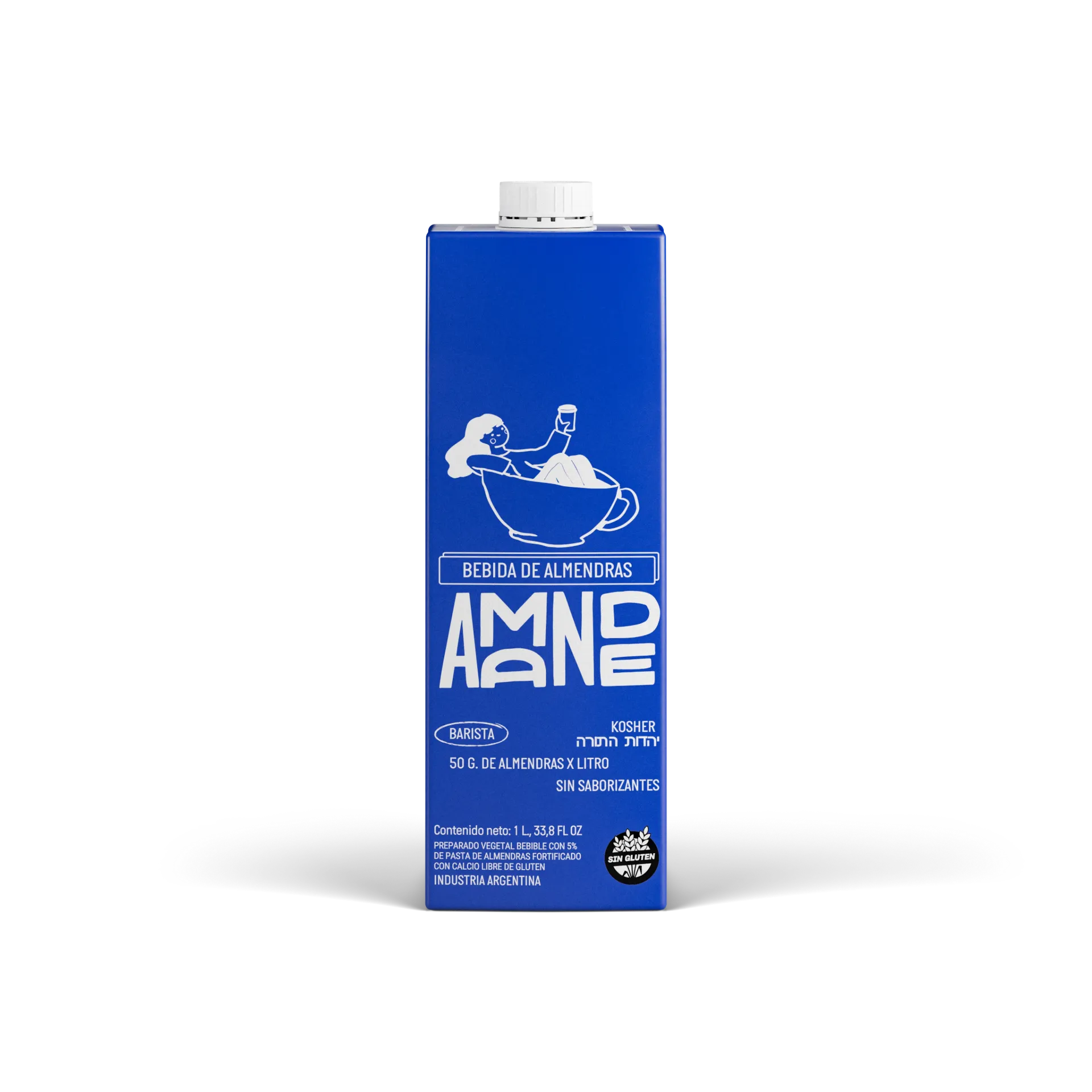 [100532] Leche de Almendras Amande Sabor Original x1L (x8)