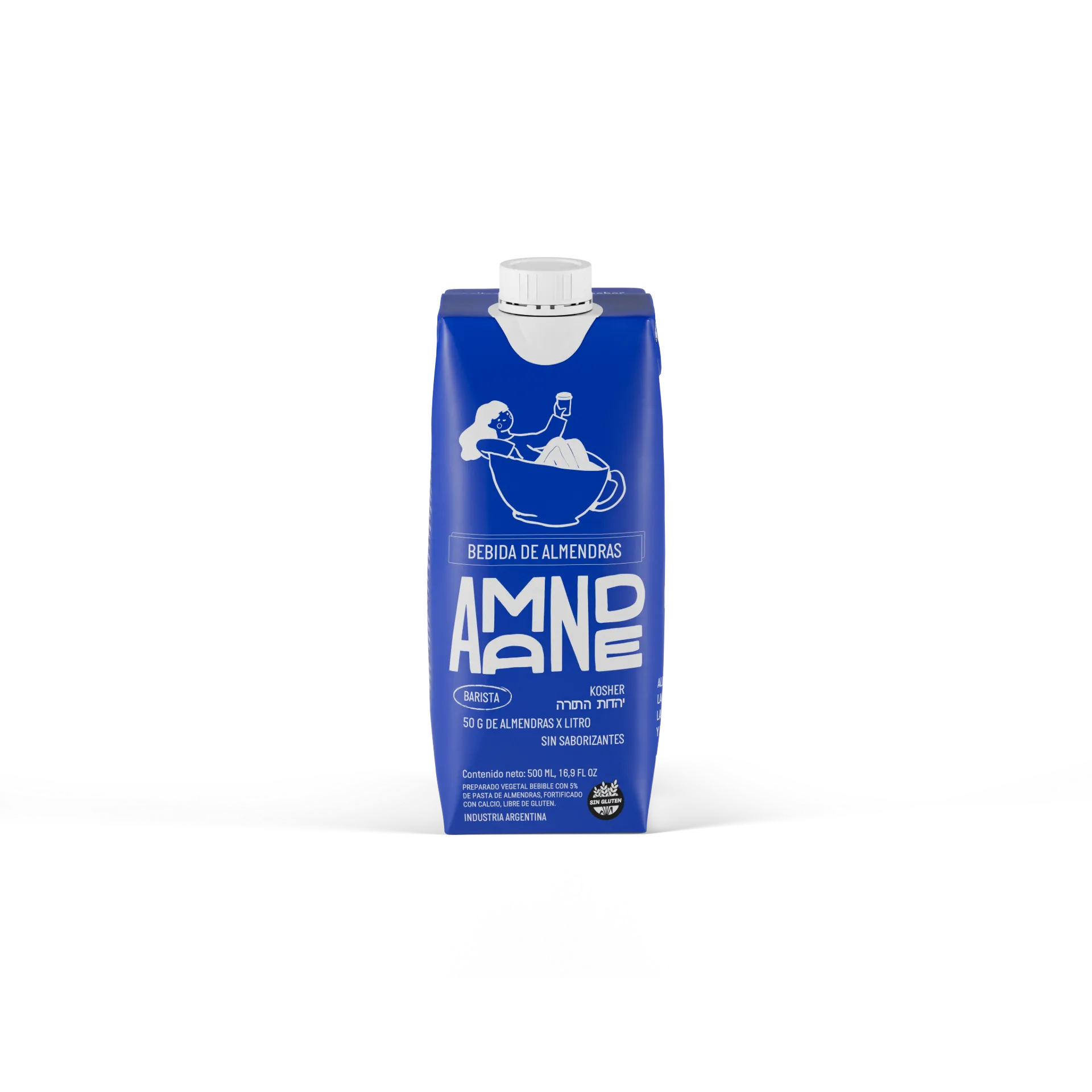 [100536] Leche de Almendras Sabor Original Amande x500ml (x12)