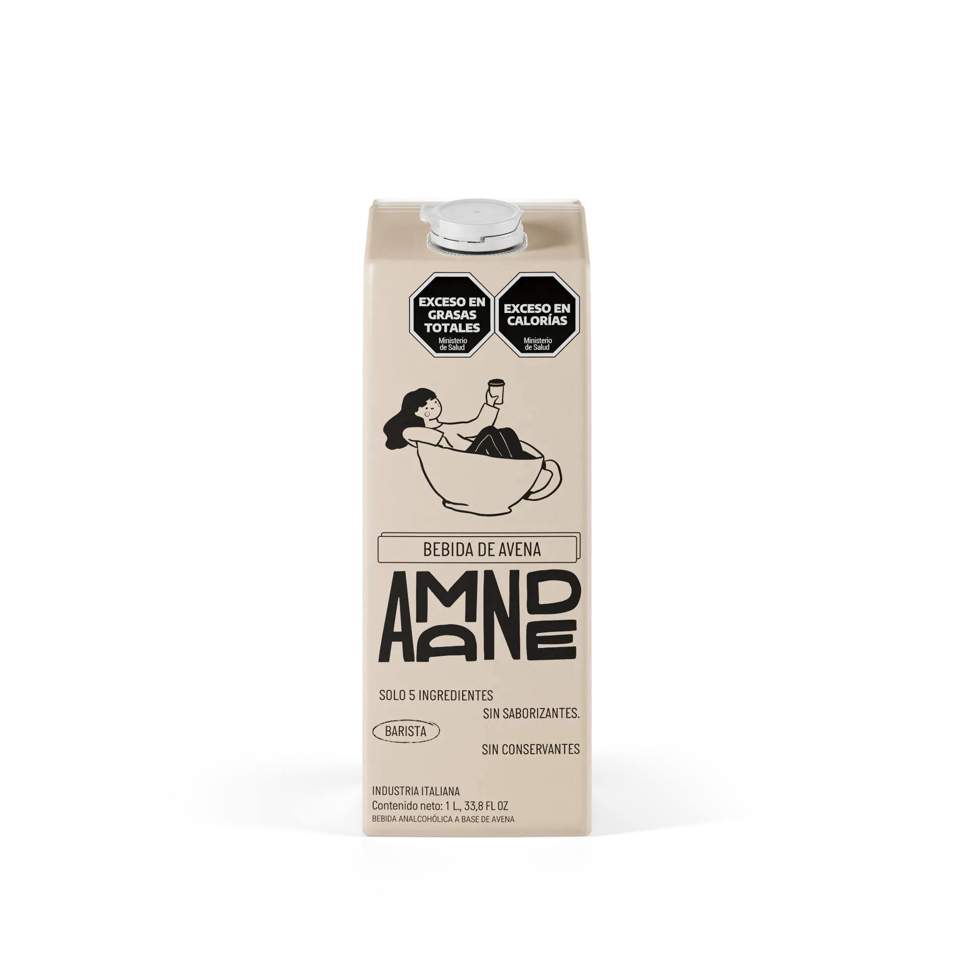 [100535] Leche de Avena Barista Amande x1L (x10)