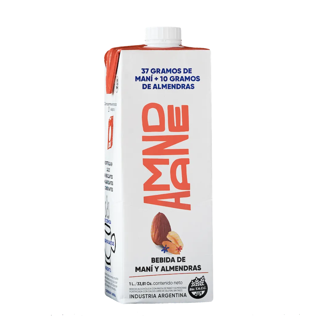 [100534] Leche de Maní y Almendras Amande x1L (x8)