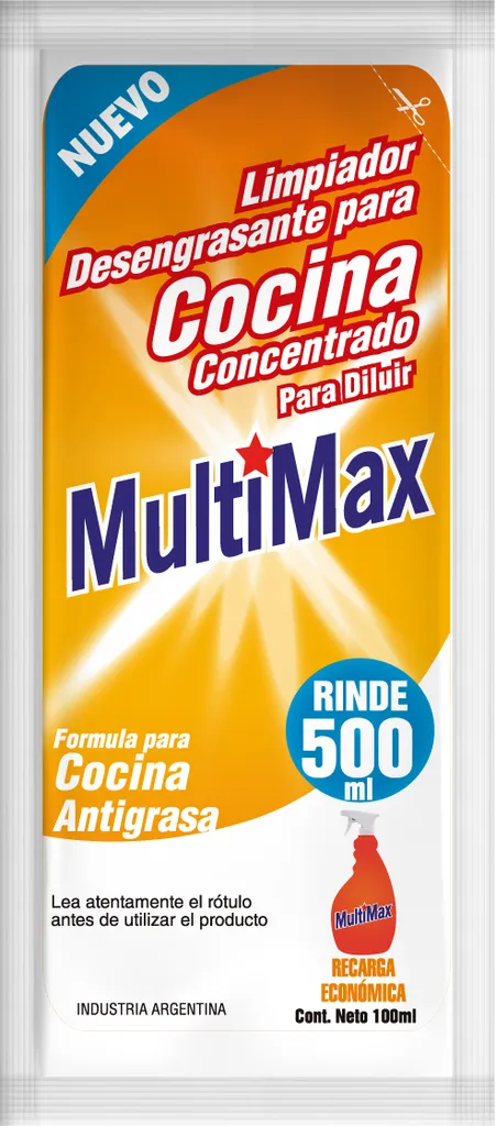 [100504] Limpiador Desengrasante Cocina Rinde 500ml x100ml (x36)