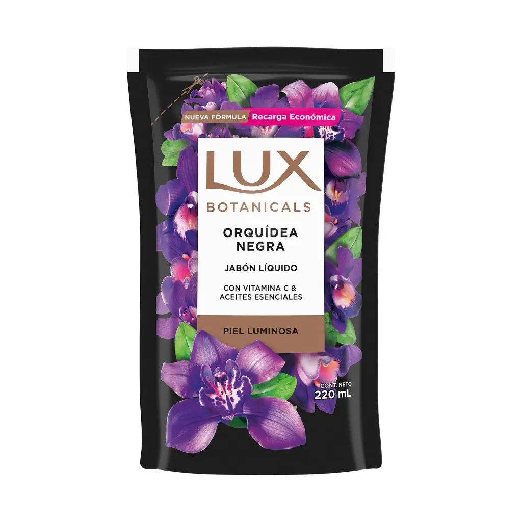 [100949] Lux Jabon Líquido Orquídea Negra DP x220ml (x12)