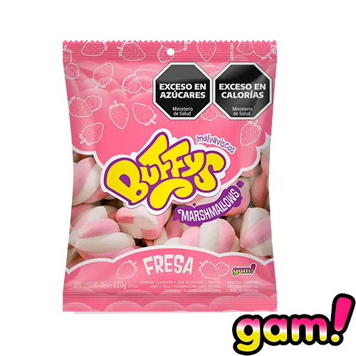 [100973] Malvavisco Buffys Twister Fresa x125g (x16)