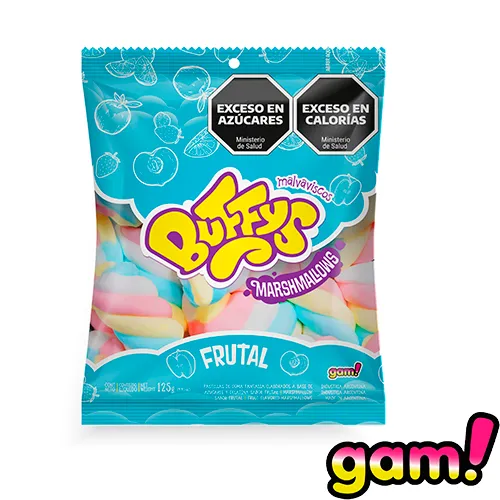 [100974] Malvavisco Buffys Twister Frutal x125g (x16)