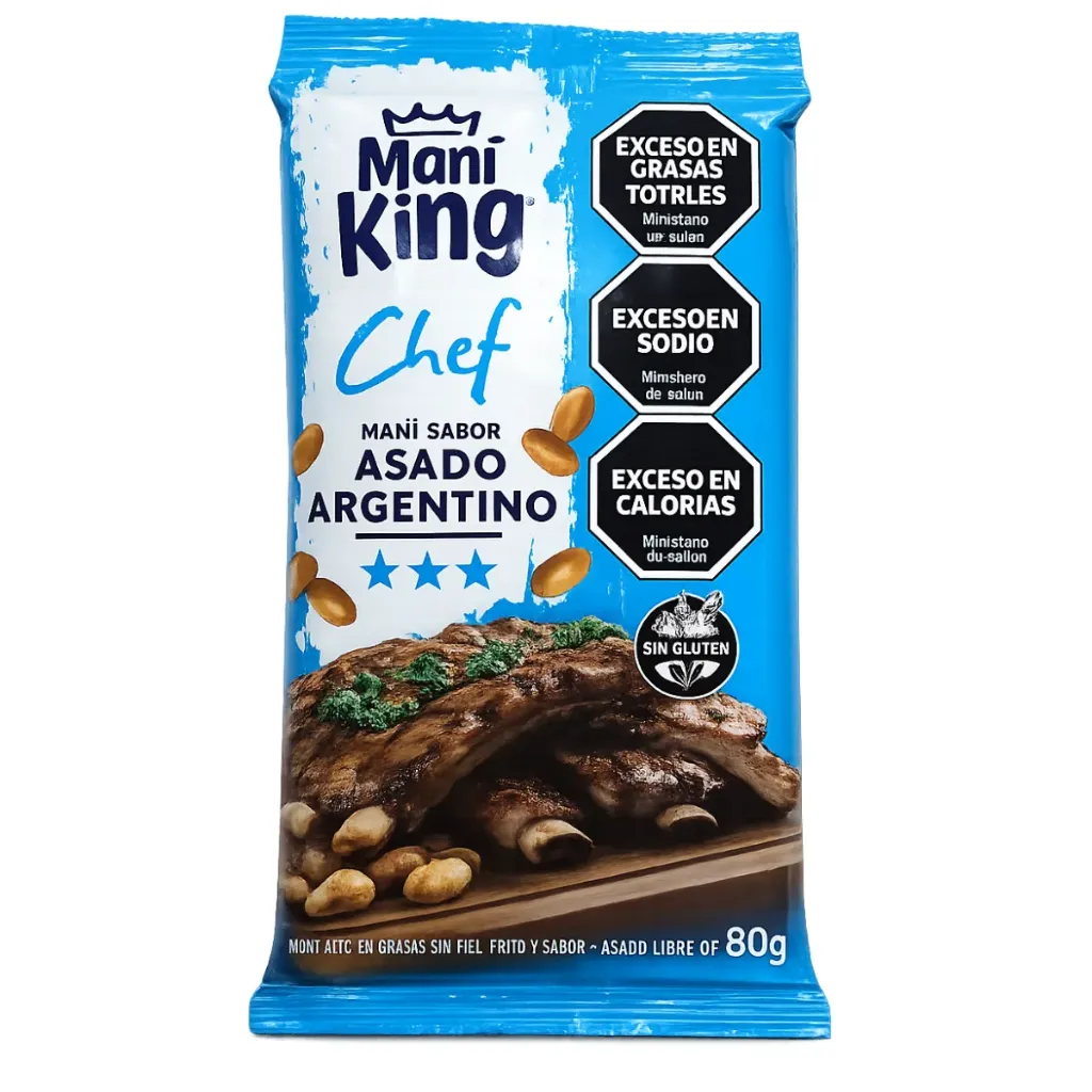 [101051] Maní King Saborizado Asado Argentino x80g (x15)