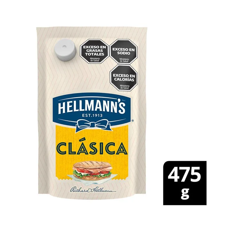 [81195] Mayonesa Hellmanns Clásica x475g (x15)