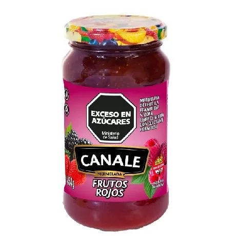 [101145] Mermelada Canale Frutos Rojos x454g (x12)
