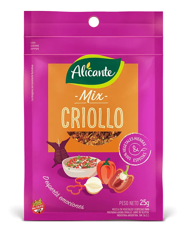 [100643] Mix Criollo Alicante x25g (x12)