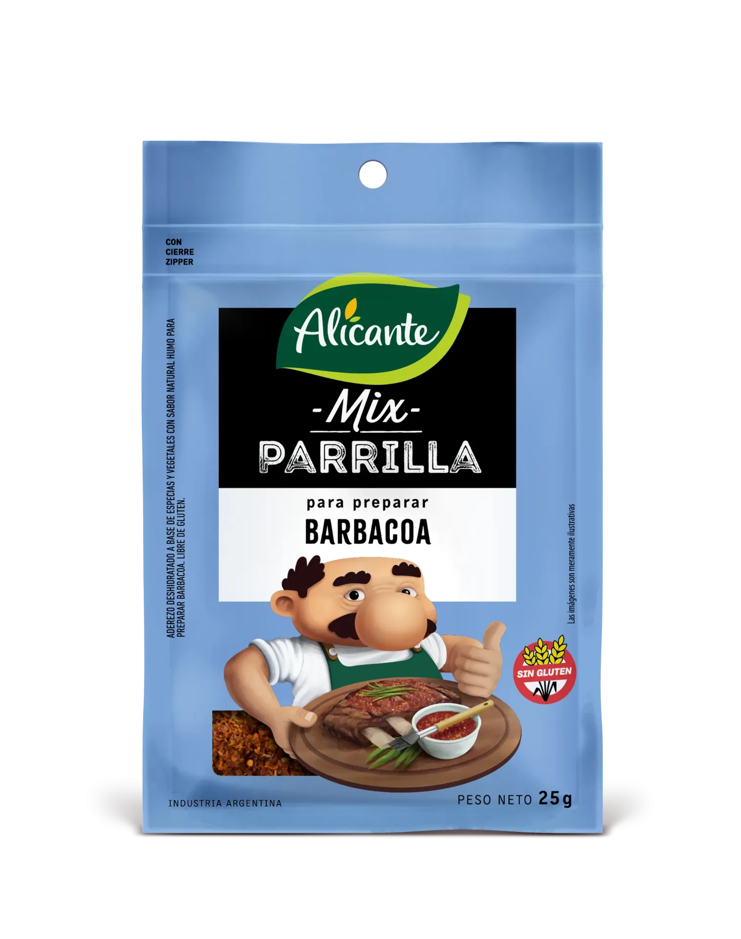 [100499] Mix Parrilla Alicante Barbacoa x25g (x12)