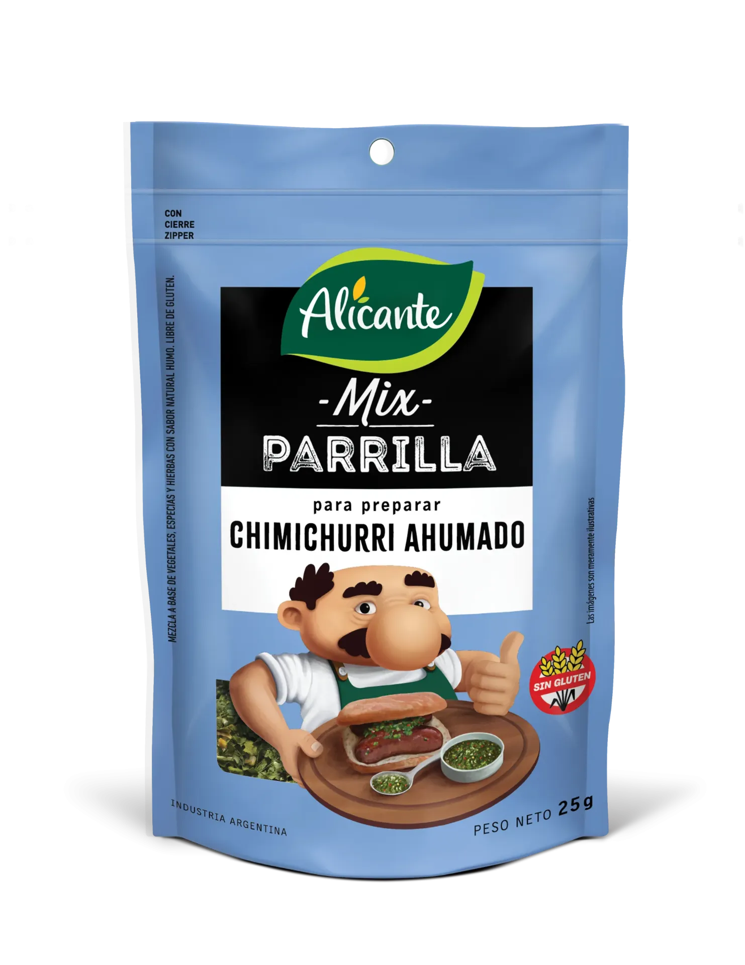 [100530] Mix Parrilla Alicante Chimichurri Ahumado x25g (x12)