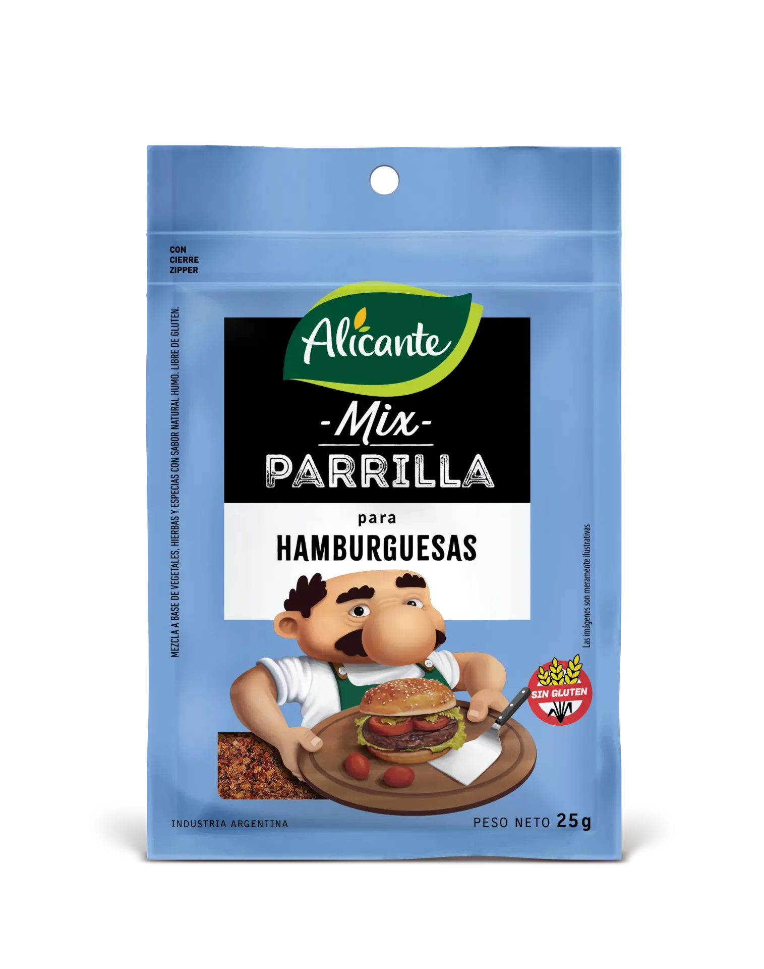 [100496] Mix Parrilla Alicante Hamburguesas x25g (x12)