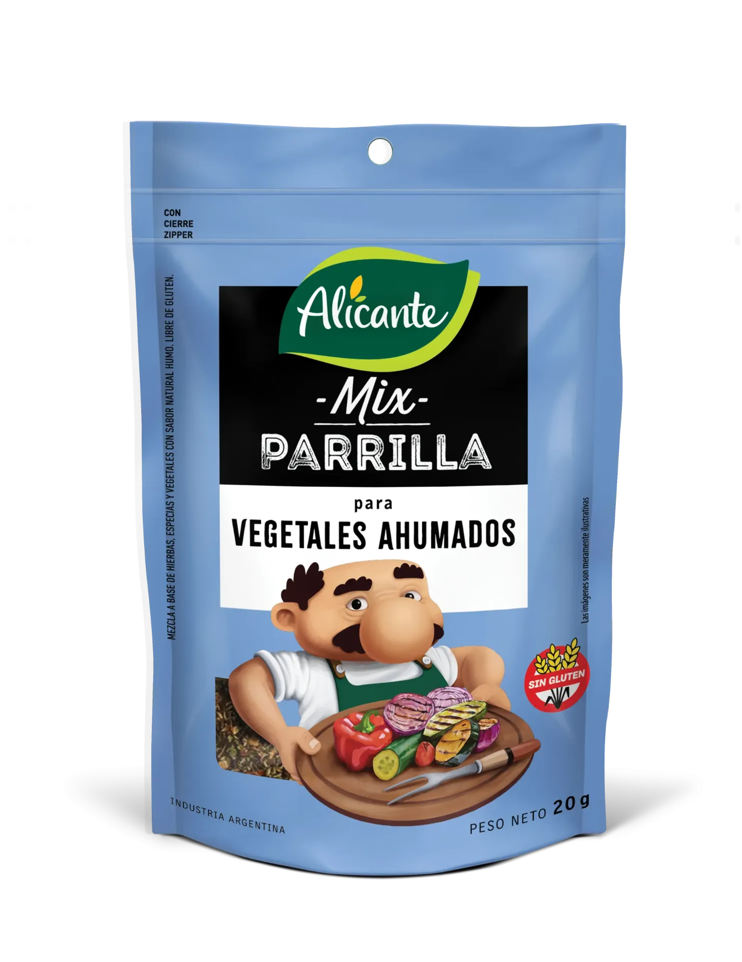 [100497] Mix Parrilla Alicante Vegetales Ahumados x20g (x12)