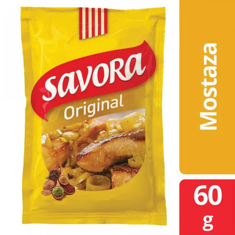 [81207] Mostaza Savora x60g (x30)