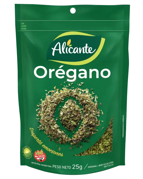 [100327] Orégano Alicante sin Tacc x25g (x12)