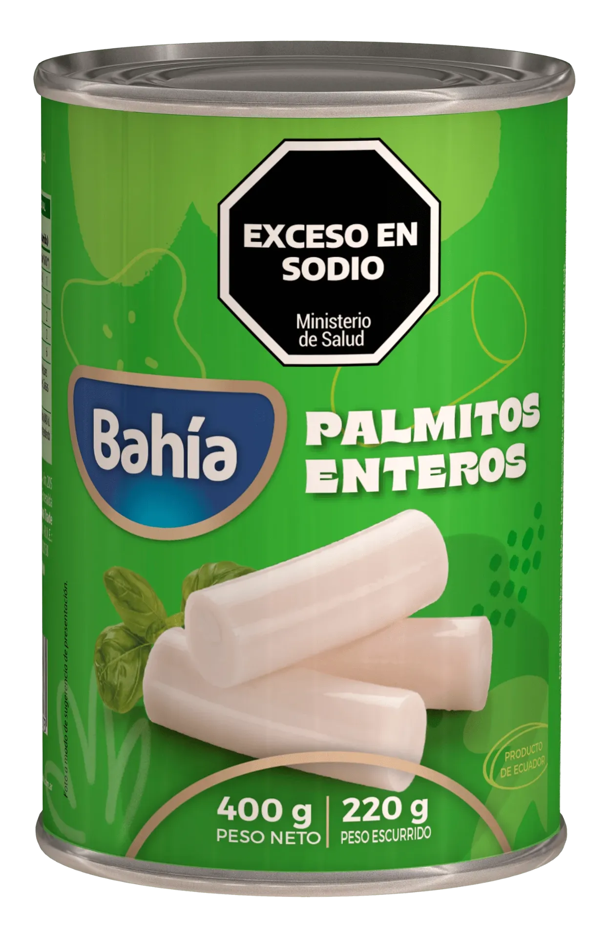 [100794] Palmitos Enteros Bahía x400g (x24)