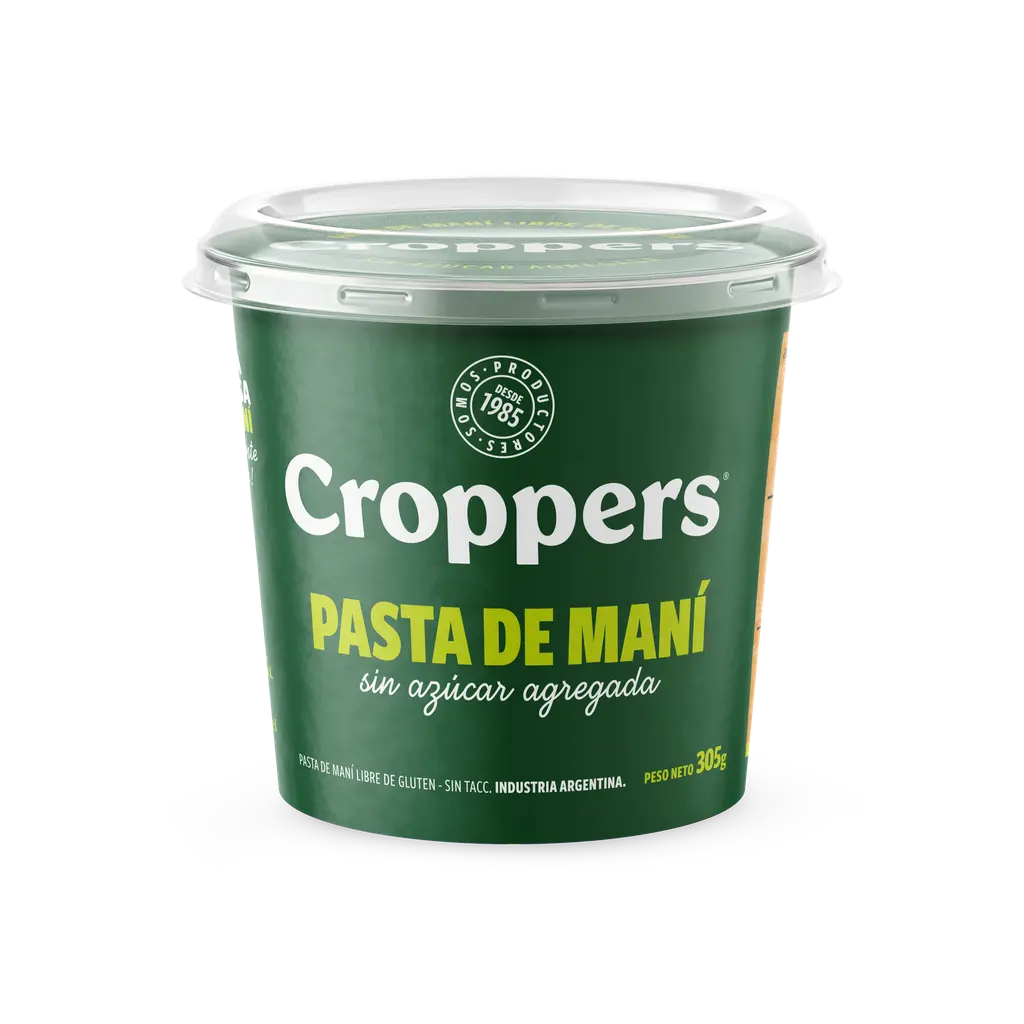 [100378] Pasta de Maní Croppers x305g (x12)