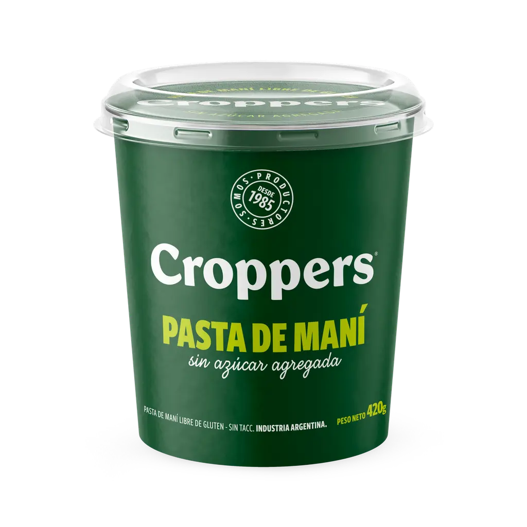 [100387] Pasta de Maní Croppers x420g (x12)