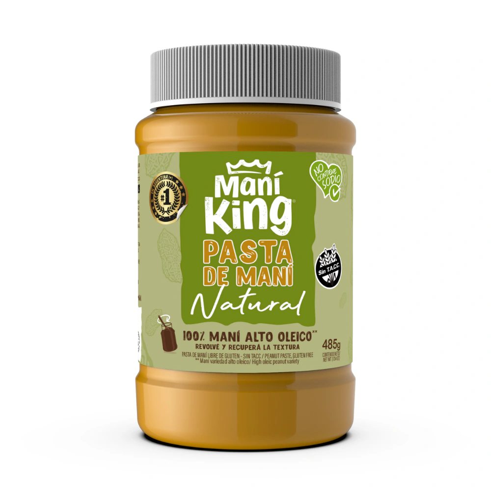 [101041] Pasta de Maní King Natural x485g (x12)
