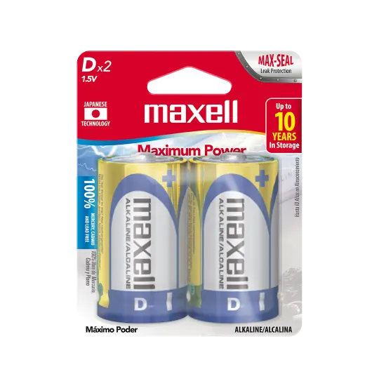[100006] Pila Alkalina Maxell D x2 (x6)