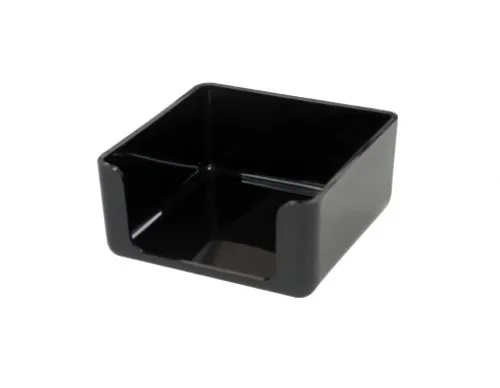 [100610] Portataco Pizzini 9x9cm Negro (x10)
