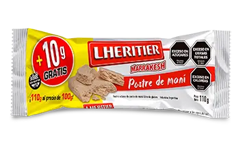 Postre de Maní Lheritier Marrakesh x110g (x40)