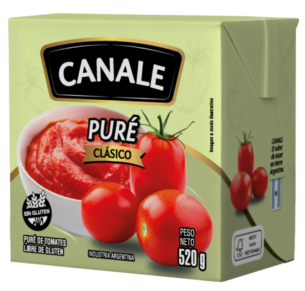 [101138] Puré de Tomates Canale x520g (x12)