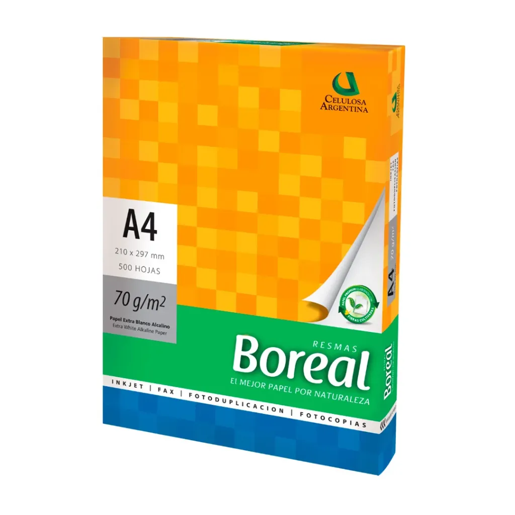 [100822] Resma Boreal A4 x70g (x10)
