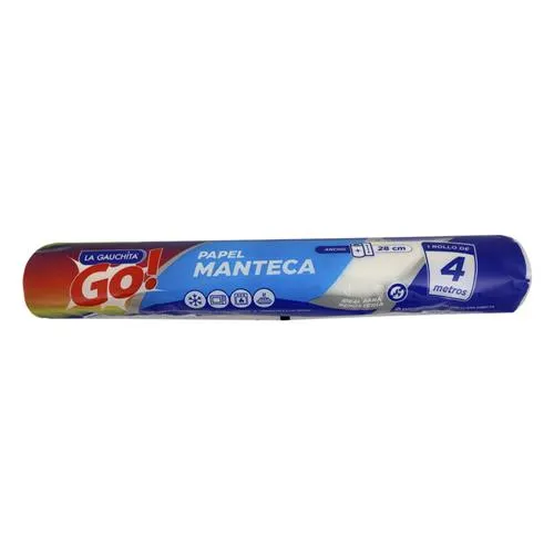 [100920] Rollo Manteca La Gauchita 28 cm x 4 mts (x36)