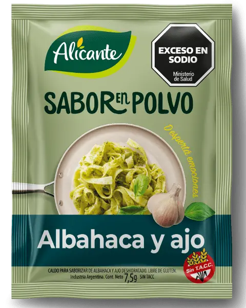 [100346] Sabor en Polvo Alicante Albahaca y Ajo sin Tacc x7,5g (10x12)