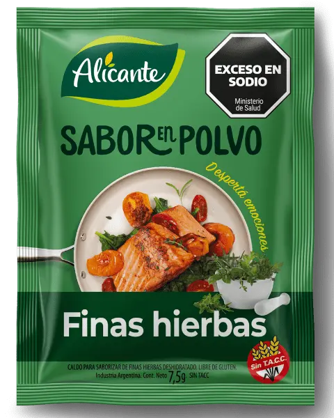 [100344] Sabor en Polvo Alicante Finas Hierbas sin Tacc x7,5g (10x12)