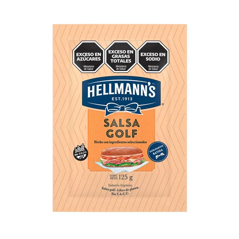 Salsa Golf Hellmanns x125g (x40)