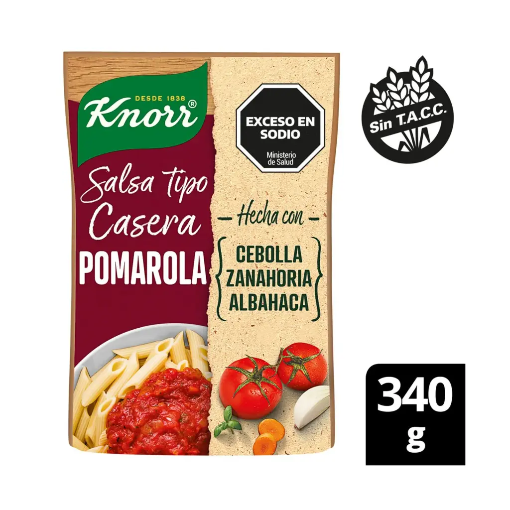 [100954] Salsa Knorr Pomarola x340g (x24)