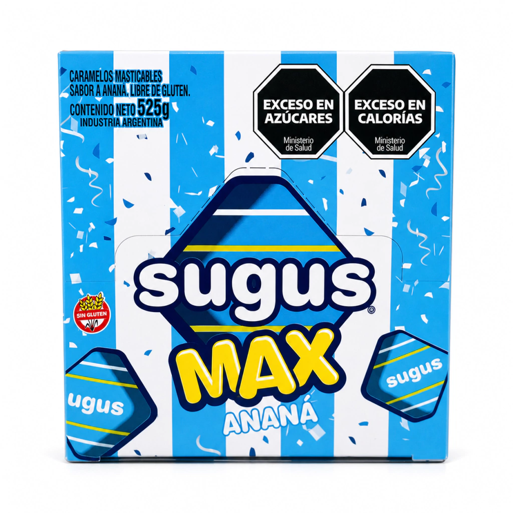 [100884] Sugus Max Ananá Mundial x70u (x12)