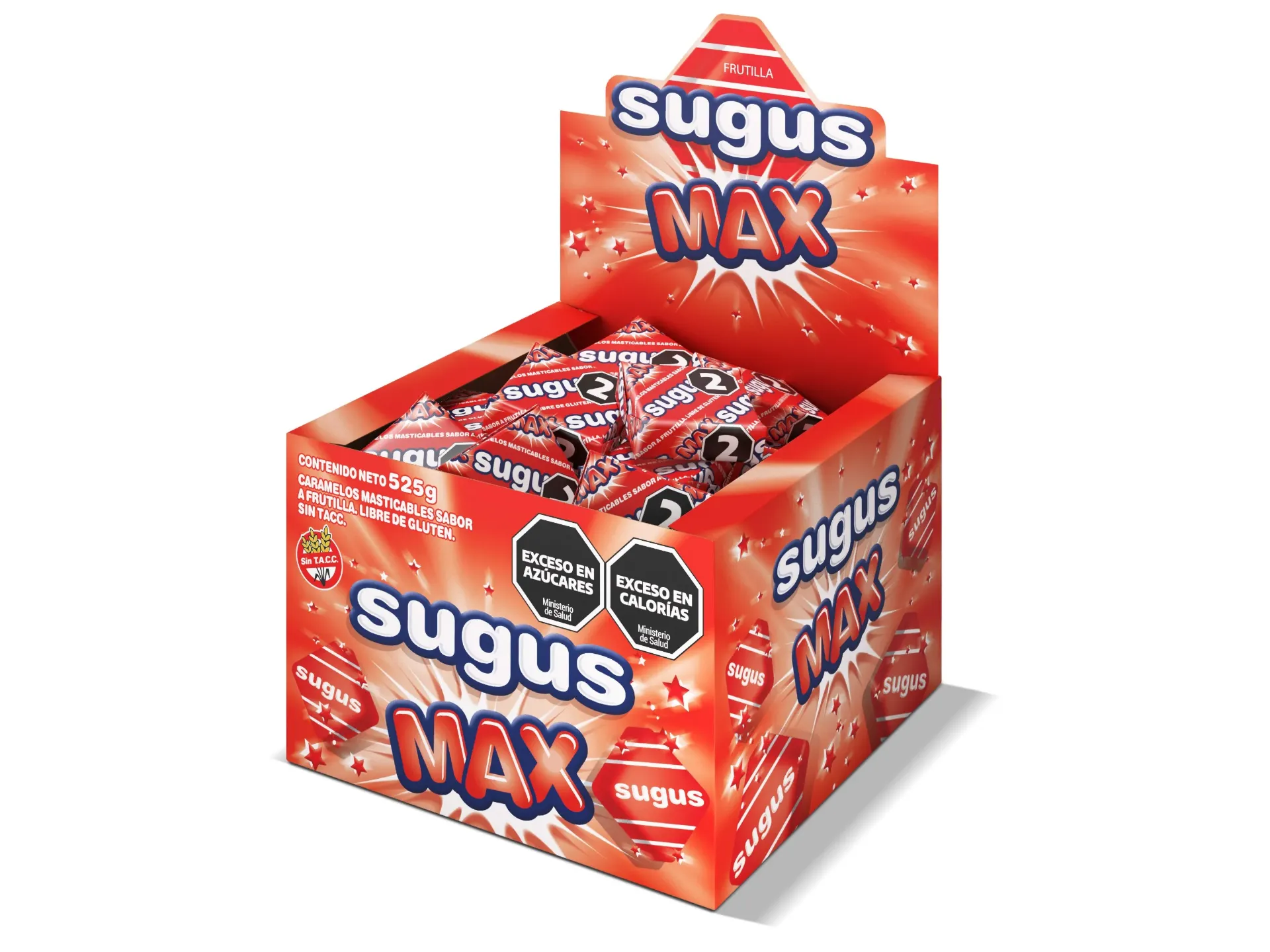 [8004] Sugus Max Frutilla x70u (x12)