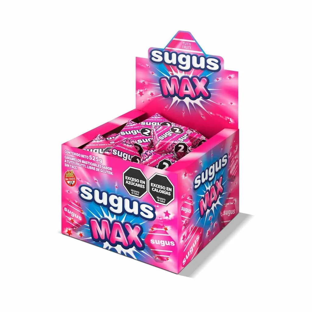 [8001] Sugus Max Tutti Frutti x70u (x12)
