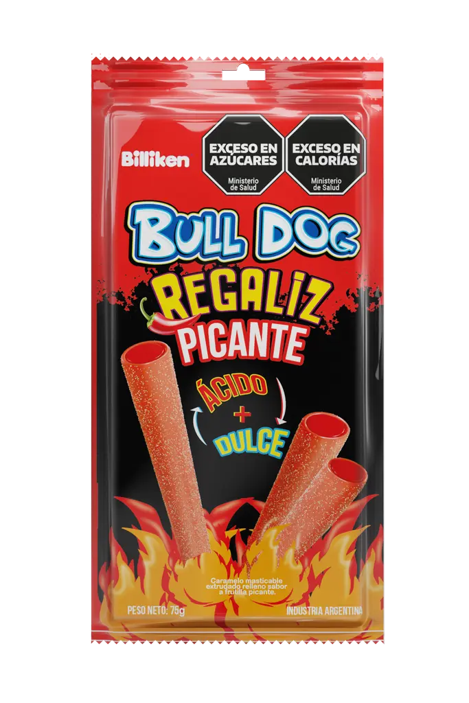 [100001] Tubito Bulldog Picante x75g (x24)