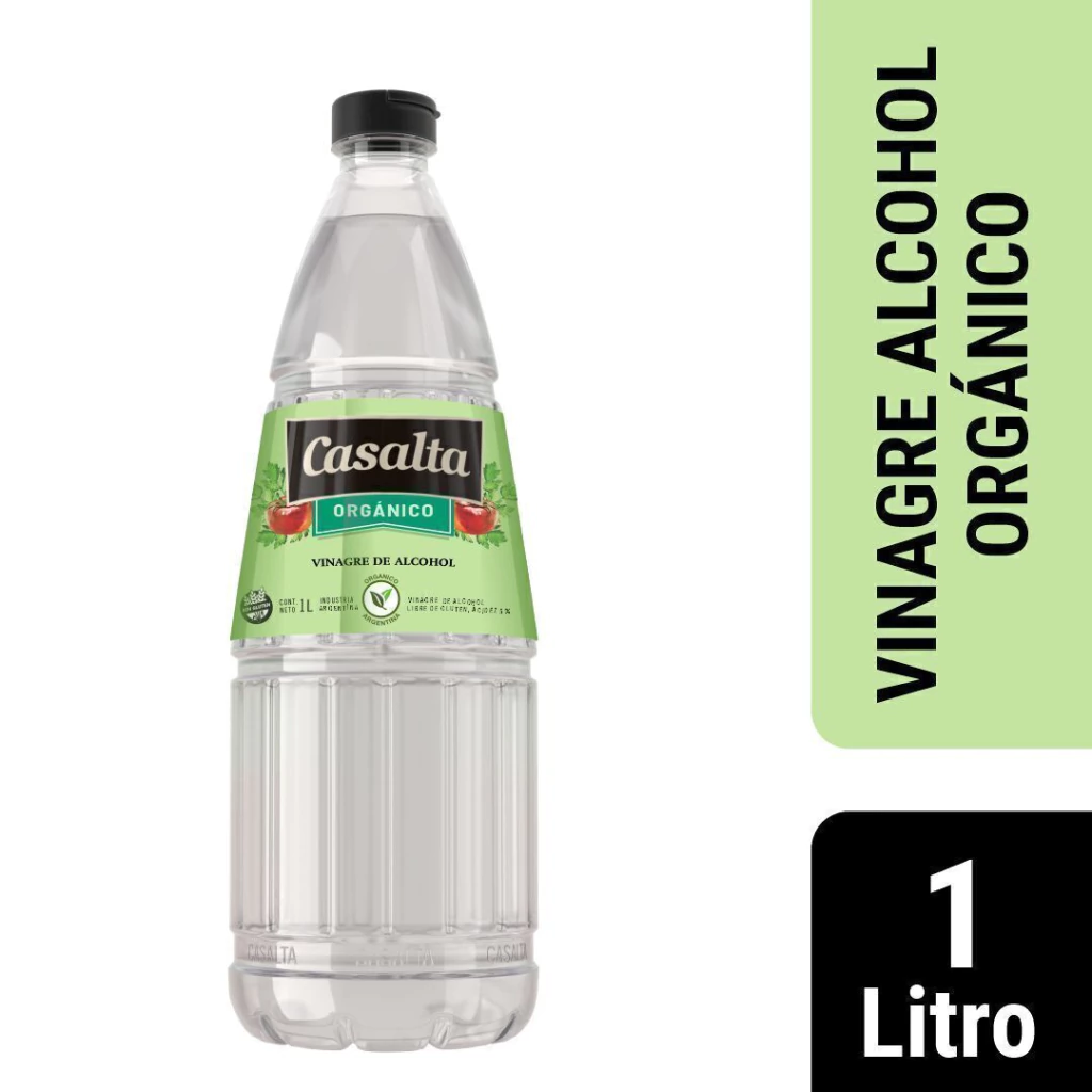 [100814] Vinagre de Alcohol Orgánico Casalta x1L (x12)